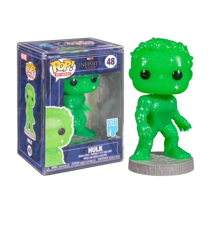 Funko POP! Marvel Hulk Green Infinity Saga Art Series With Protection Box