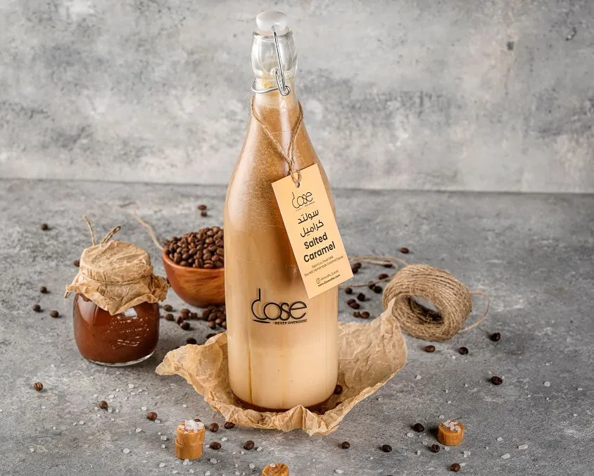 Salted Caramel Iced Latte.