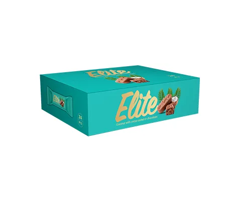 Elite Cocoa & Coconut Enrobed in Chocolate -24 PCS