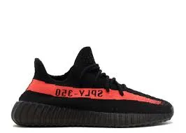 YEEZY 350 BLACK / RED