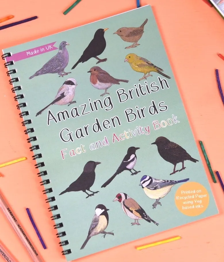 Amazing British Garden Birds Fact and Activity Book