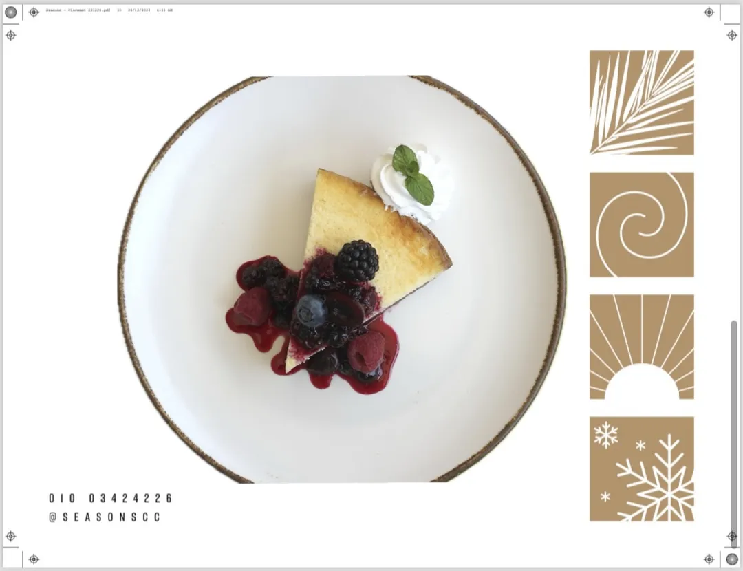 MIXED BERRIES CHEESECAKE