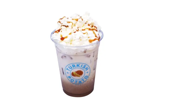 ICED POPCORN LATTE