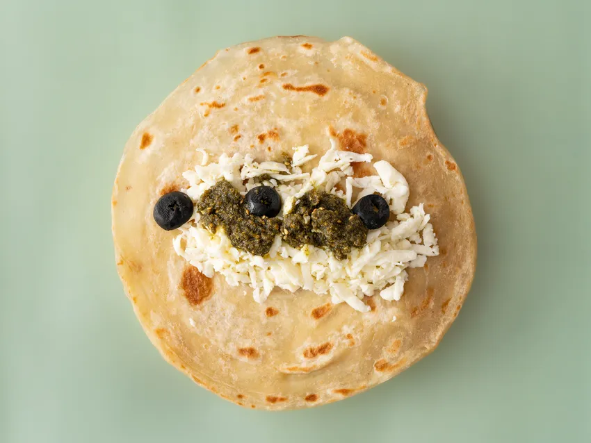 Halloumi Chapati