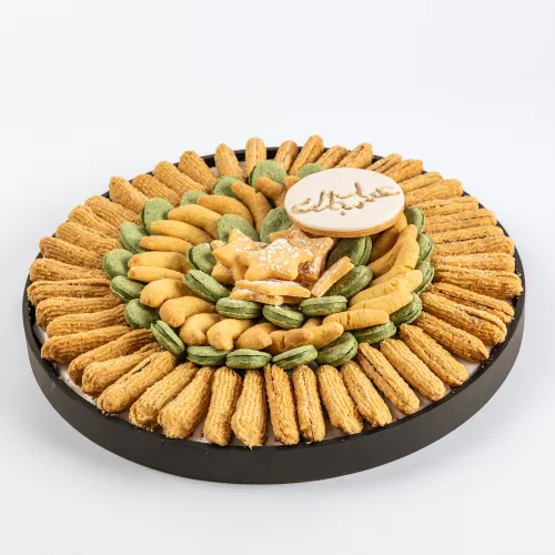 صينيه بسكوت العيد