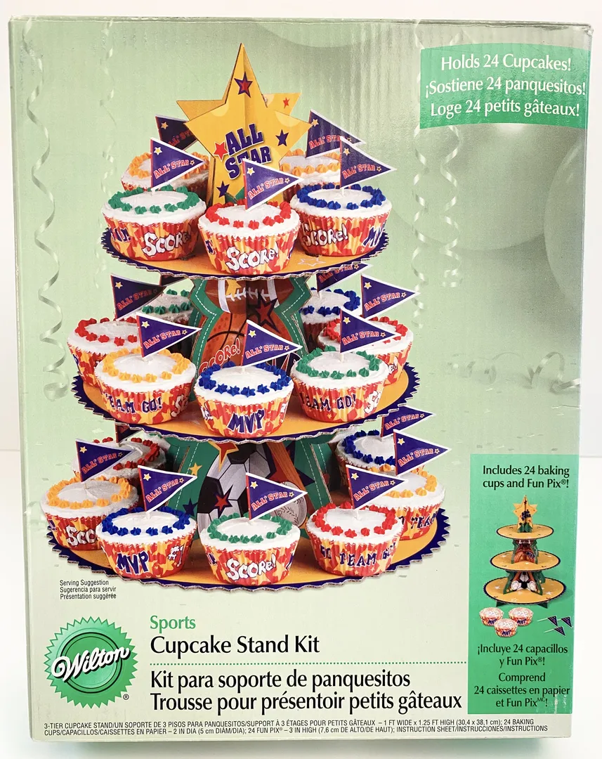 Sports cake stand