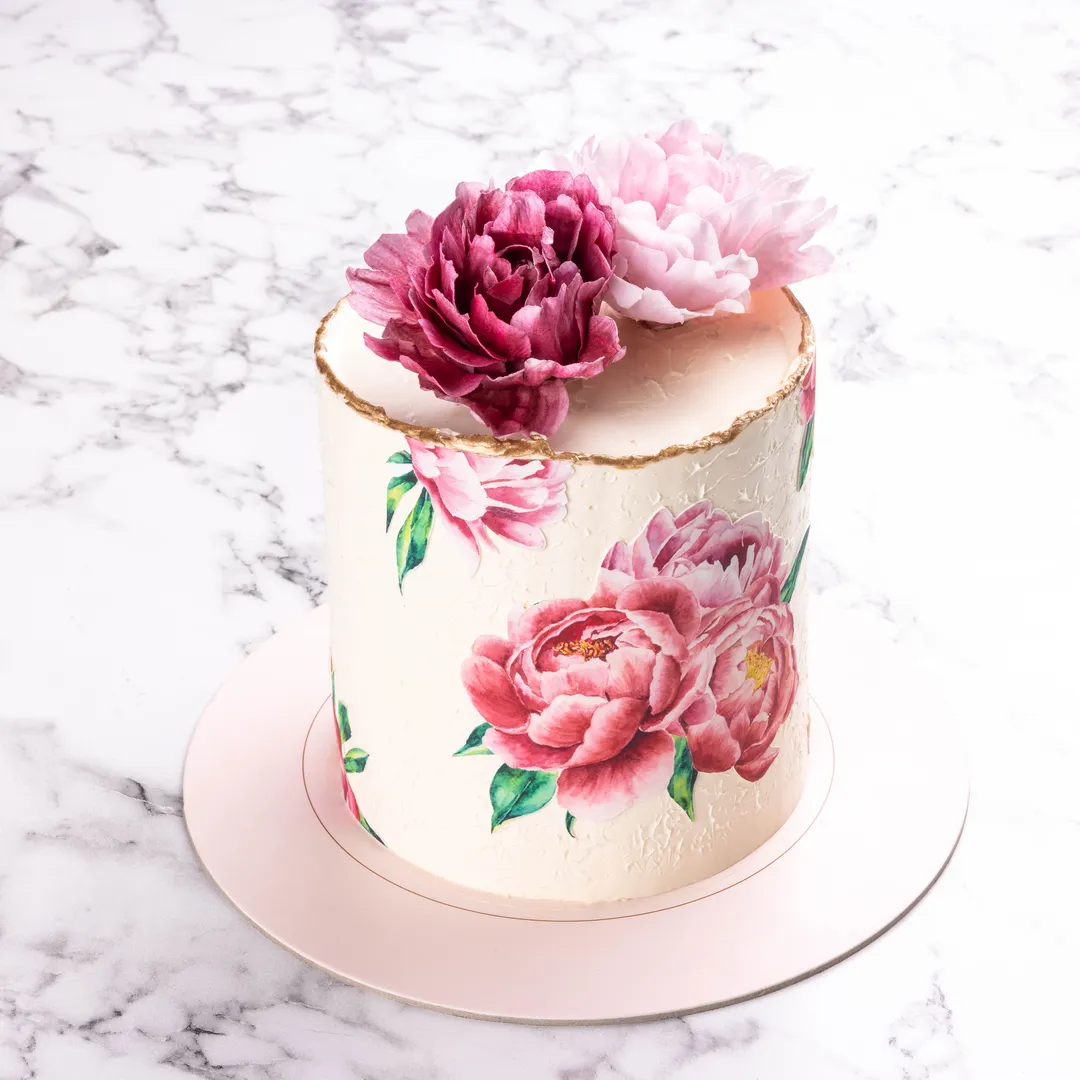 One layer Celebration Cake 3
