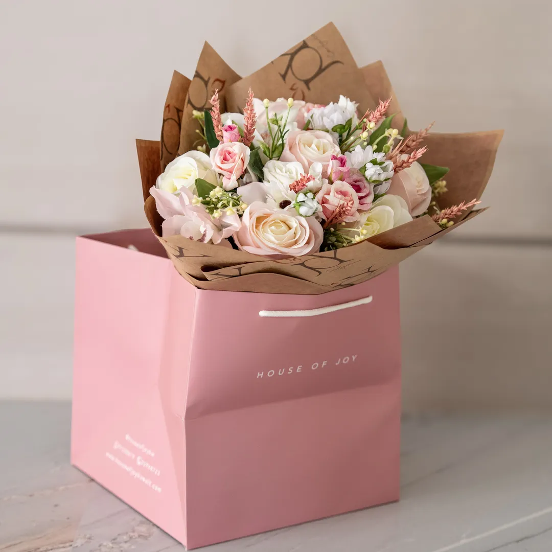 Artificial Mixed Pink Bouquet