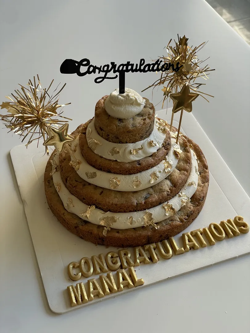 Congratulations cookie tower