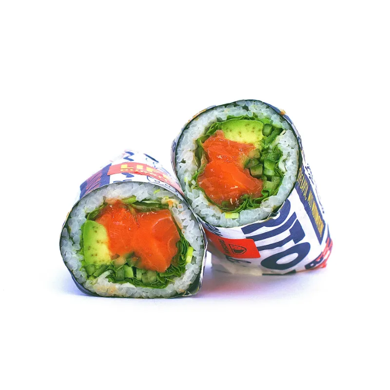 Spicy Salmon Burrito