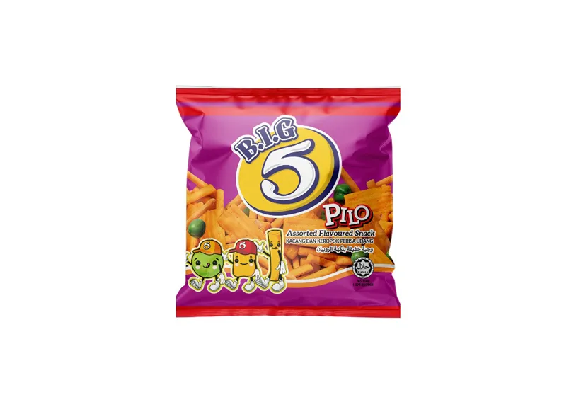 B.I.G 5 Assorted Flavored Snack 50 Pieces x 8gr