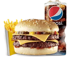 CLASSIC DOUBLE CHEESEBURGER COMBO