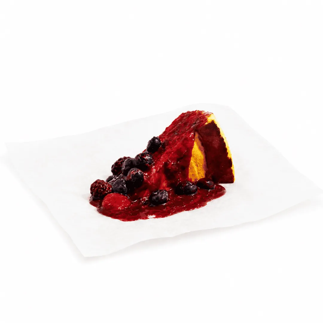 Mixed Berries San Sebastián Cheesecake