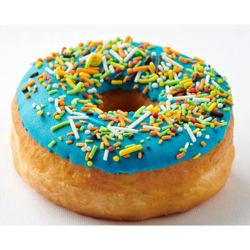 Blue Icing Doughnuts 