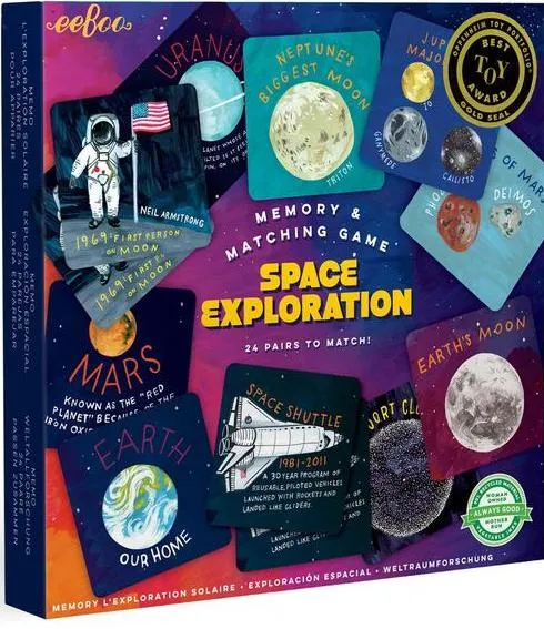 Space Exploration Memory Game