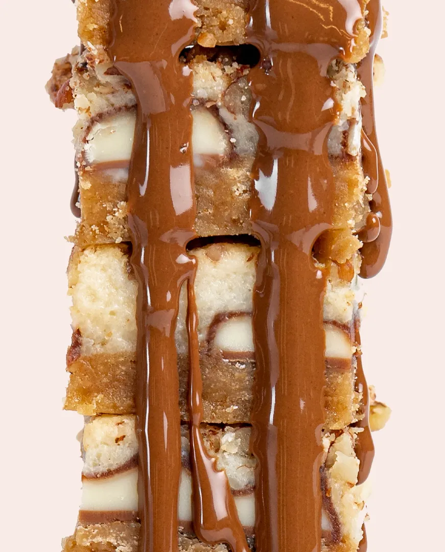 kinder and pecan bites