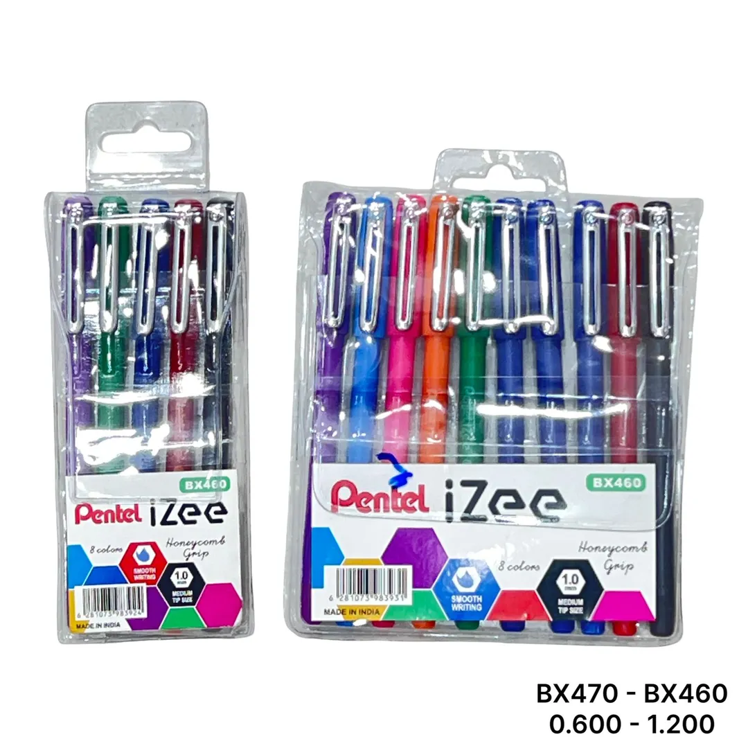 طقم اقلام حبر جاف عادي Pentel iZee