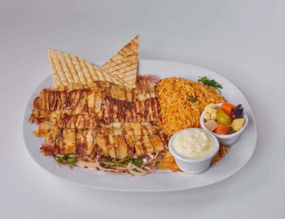 صحن شاورما دجاج