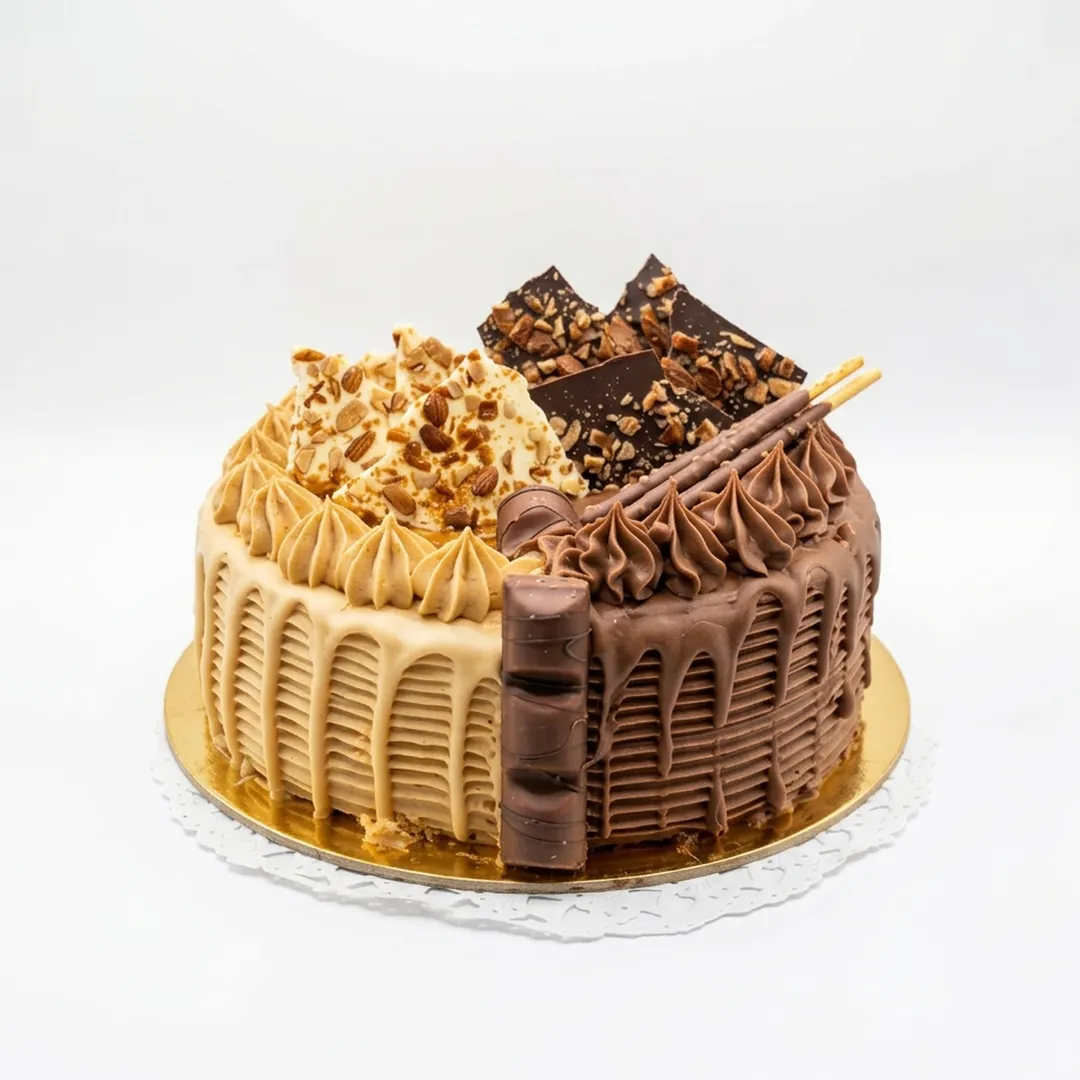 Notcha Half & Half Cake