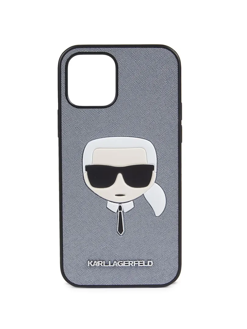 Karl Lagerfeld - iPhone 12 & 12 Pro Faux Leather Case - Staylish Karl