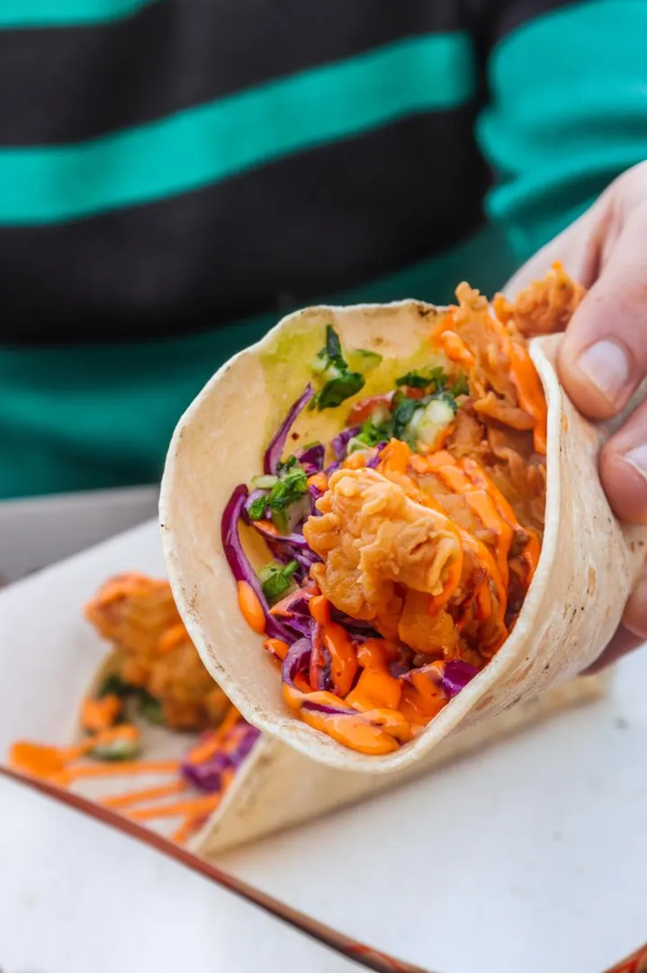 Crispy Fried Shrimp Tacos