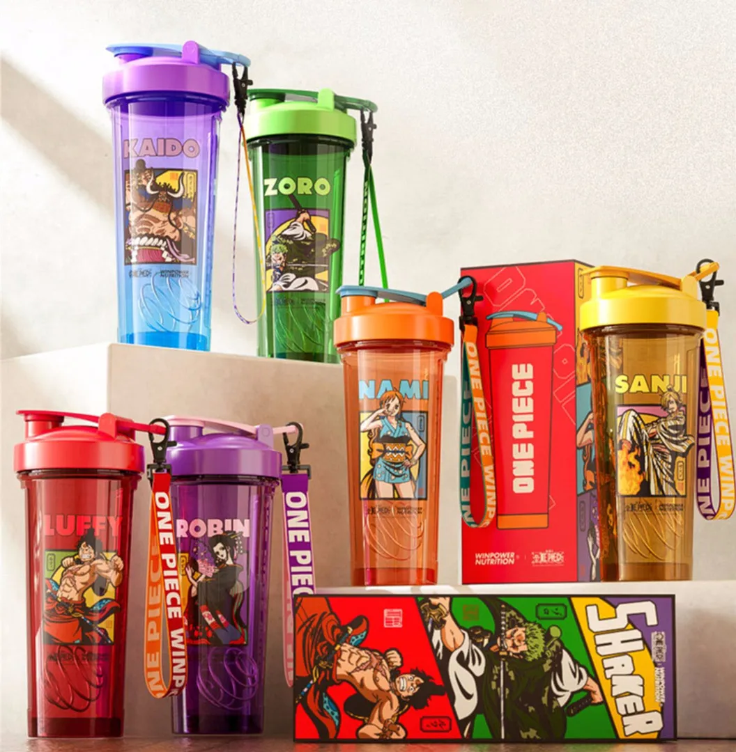One piece protein shaker