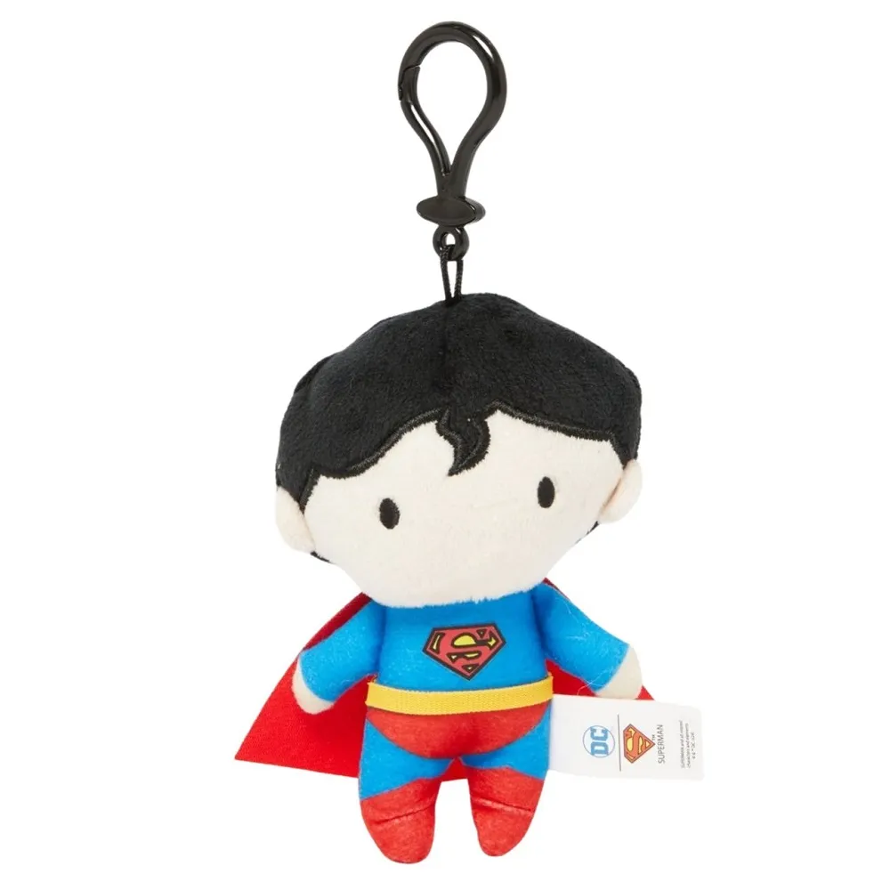 Superman Plush On Keychain Clip
