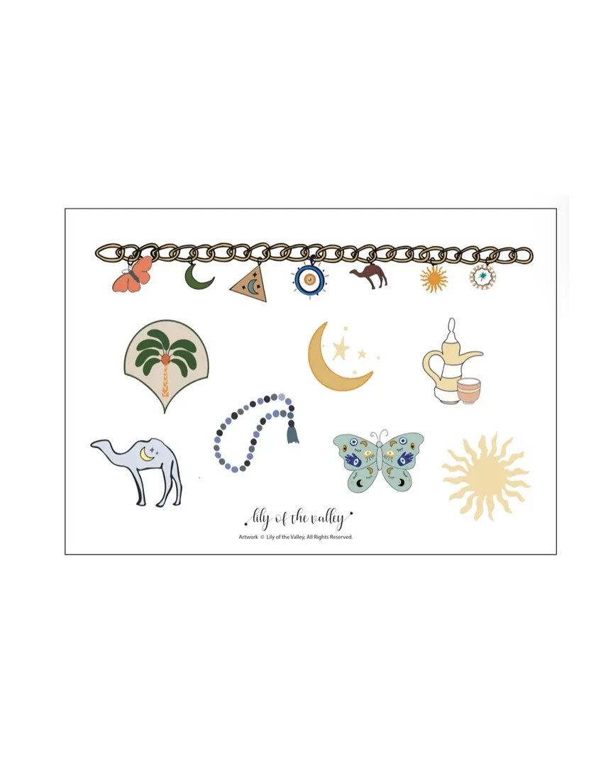 Themed Tattoos - Per Sheet