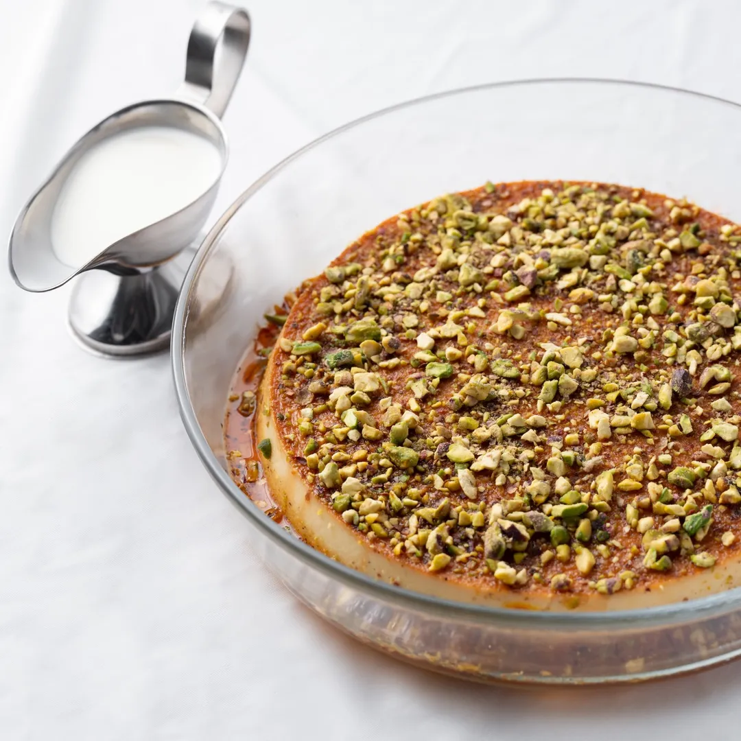 The golden flan
