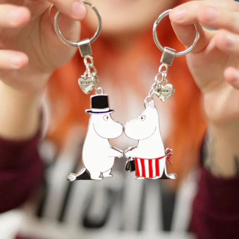 Moomin keychain with magnetic