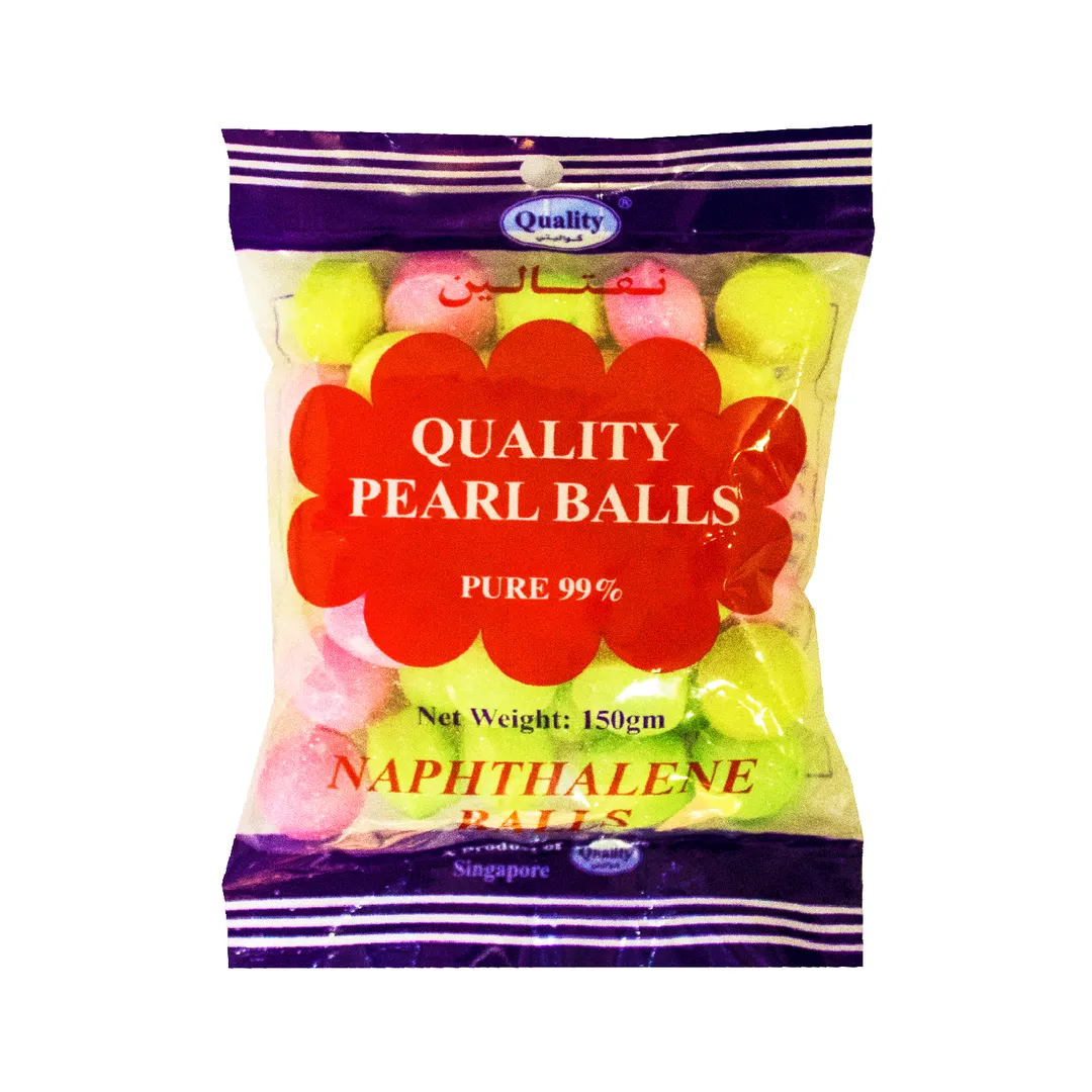 QUALITY PEARL BALLS 150GM ( NAPHTHALENE BALLS ) - COLORED