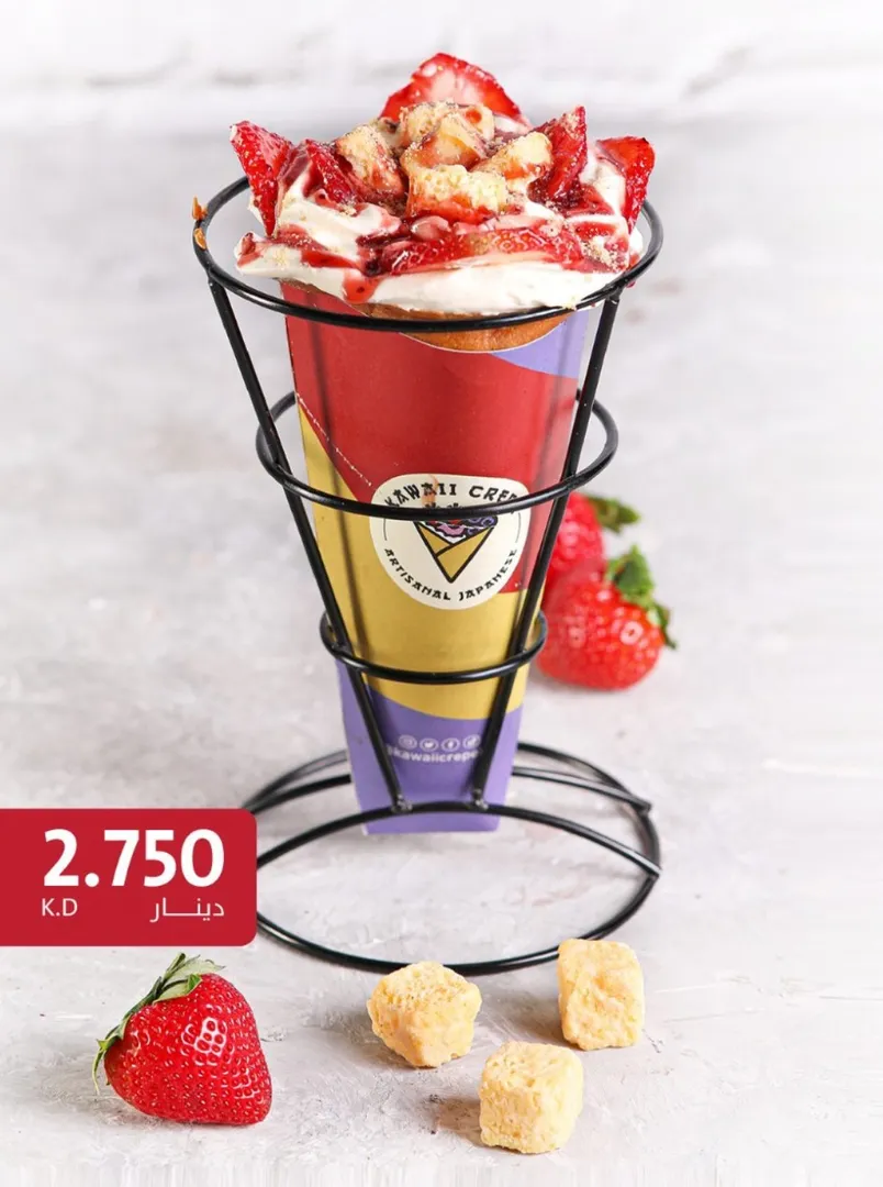 Strawberry Cheesecake crepe