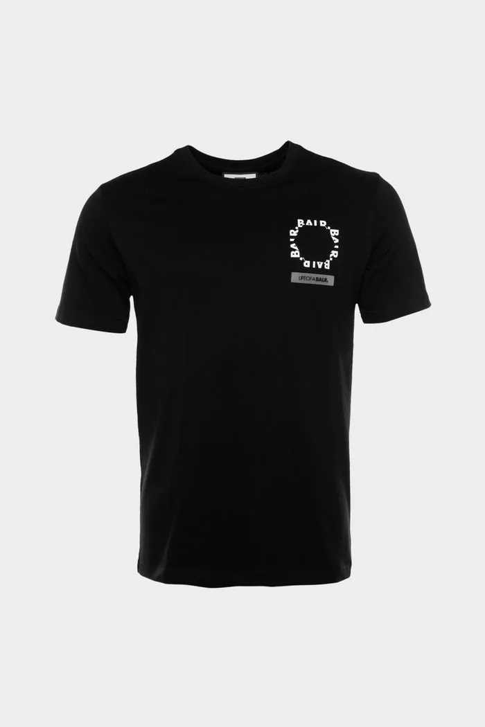LOAB HEXAGON LOOSE T-SHIRT MEN BLACK