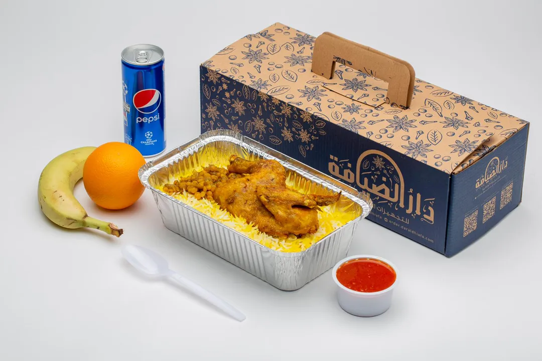 وجبات كبيرة - عيش ودجاج