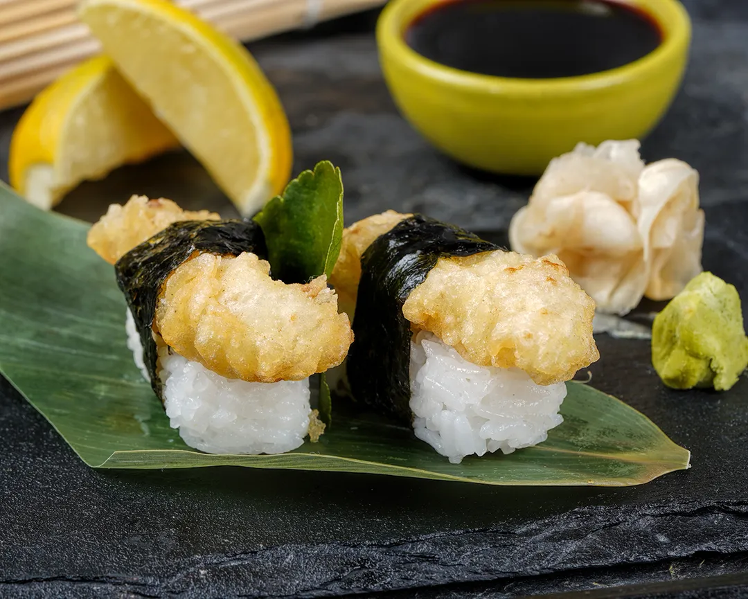 TEMPURA SHRIMP NIGIRI