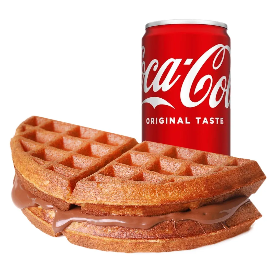 Belgium Sweet Waffle-Coca Cola Offer