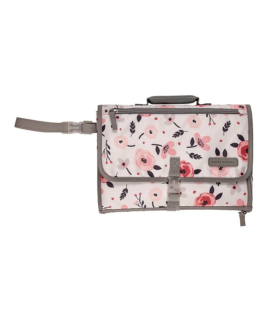 Gray Floral Super Changer Changing Pad