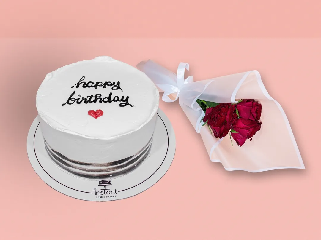 Cake with Flower 1