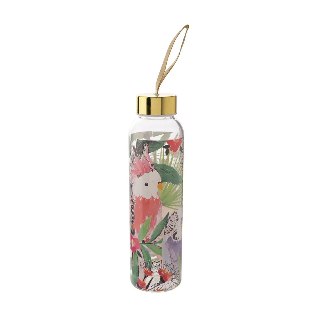 Frida Glass Water Bottle