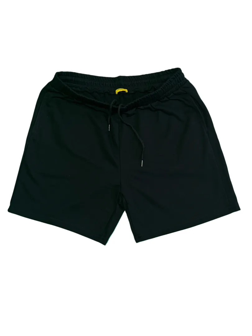FRENCH TERRY SHORT(BLACK) WITH POCKETS