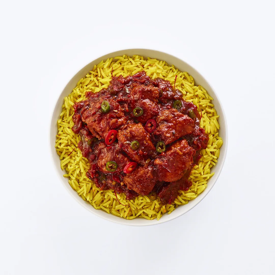 Chilli Chicken Rice Bowl