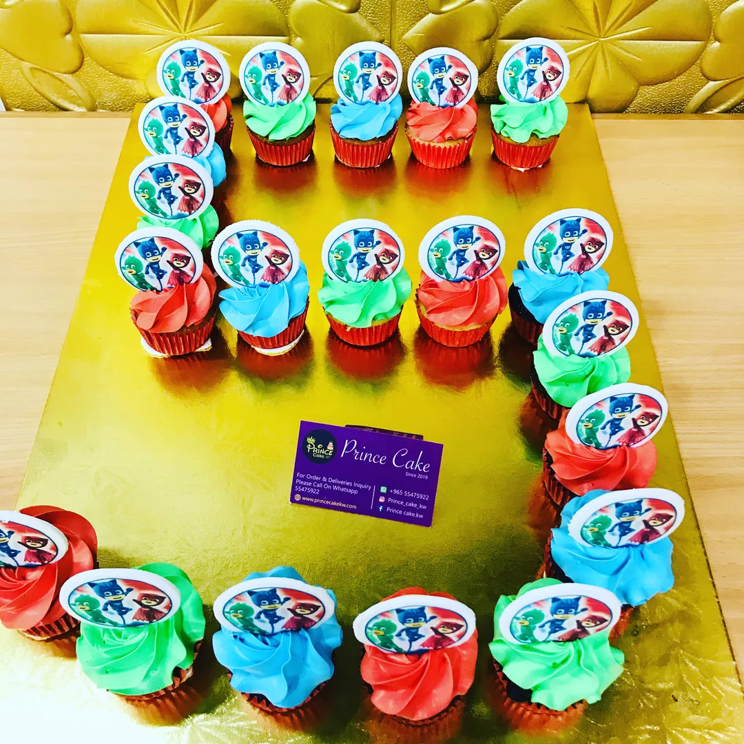 cupcake pj mask 20 pcs