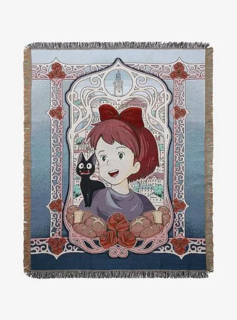 Woven Kiki’s blanket