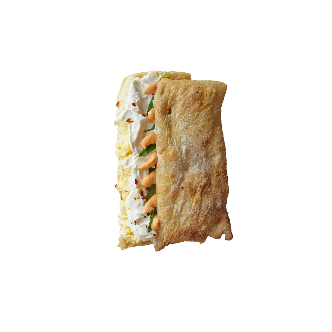 سبايسي بيض و لبنة