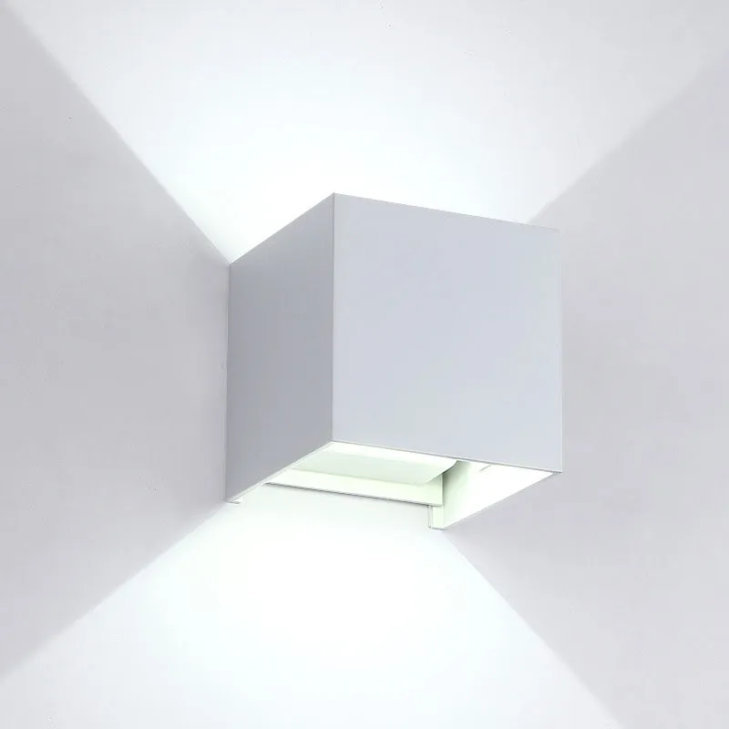 CLEVER LED Wall Lamp GRAY OUT 100x100x100