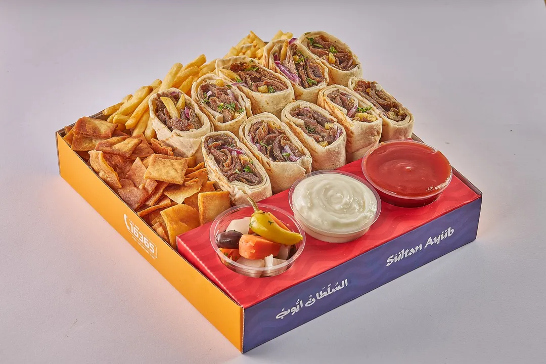 Meat shawarma box