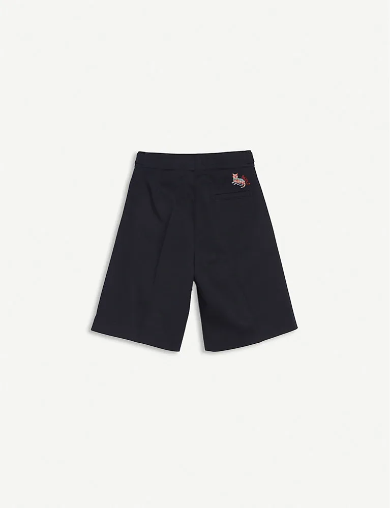 Gucci Cat-Embroidered Stretch-Cotton Shorts 4 Years