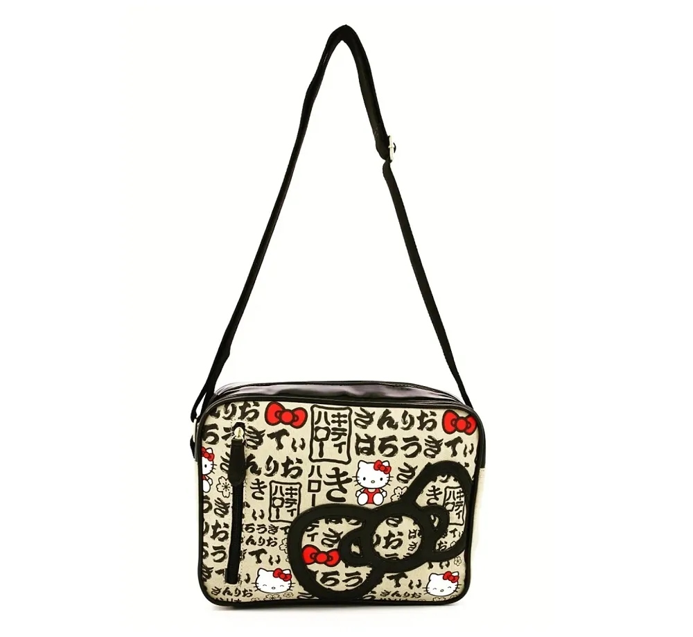 Hello Kitty Japanese Allover Print Crossbody Bag