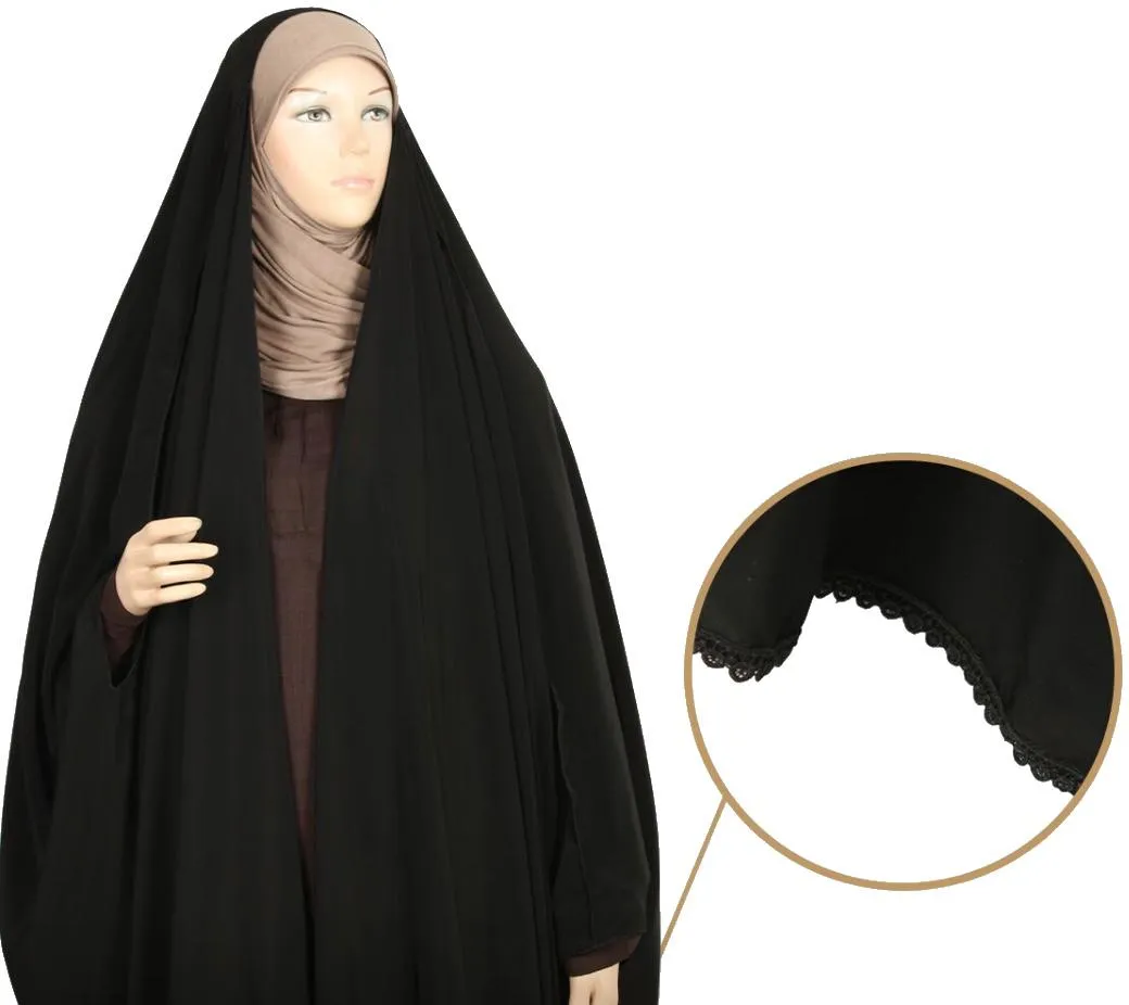 عباية رأس الماس طرف دانتيل