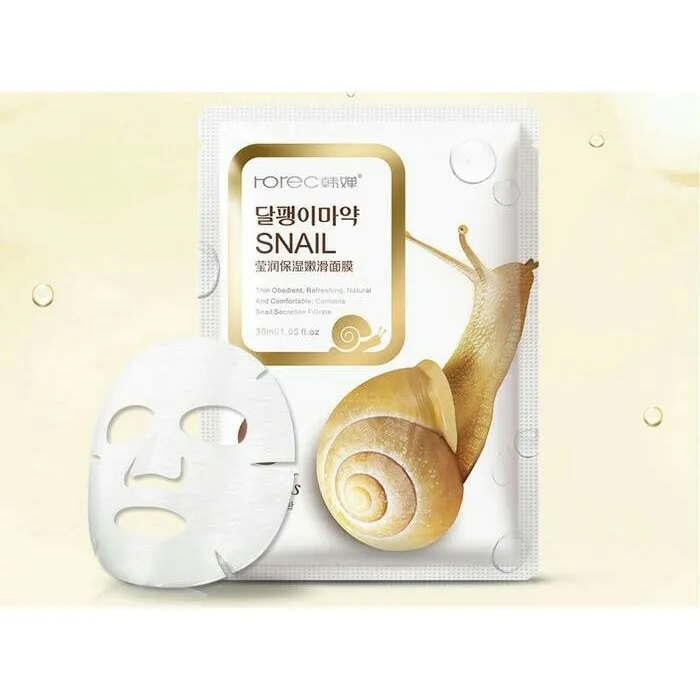 Face mask - snail